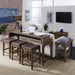 Aspen Skies 4 Piece Console Set (1-Console 3-Stools) - Furniture World