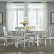 Lindsey Farm 5 Piece Trestle Table Set - Furniture World