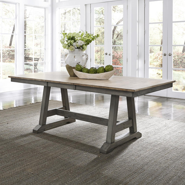 Lindsey Farm Trestle Table - Furniture World