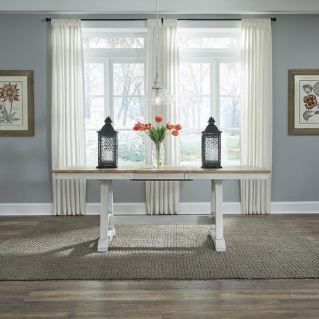 Lindsey Farm Trestle Table - Furniture World