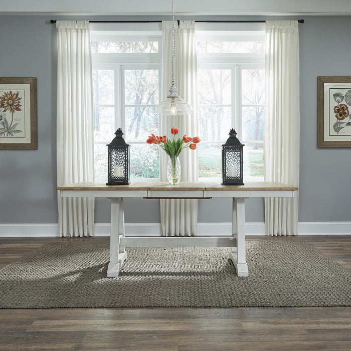 Lindsey Farm Trestle Table Top - Furniture World