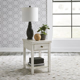 Modern Farmhouse Drawer Chair Side Table - Furniture World
