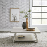 Modern Farmhouse Oversized Square Cocktail Table - Furniture World