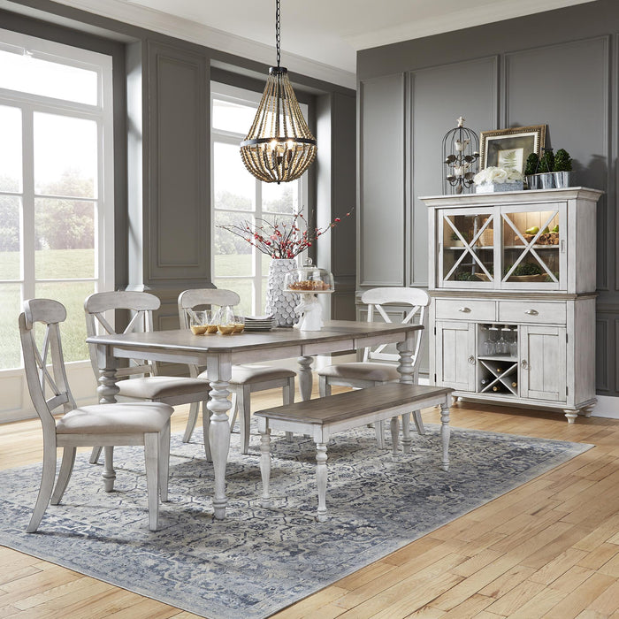 Ocean Isle 6 Piece Rectangular Table Set - Furniture World