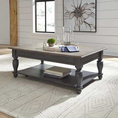 Ocean Isle Rectangular Cocktail Table - Furniture World