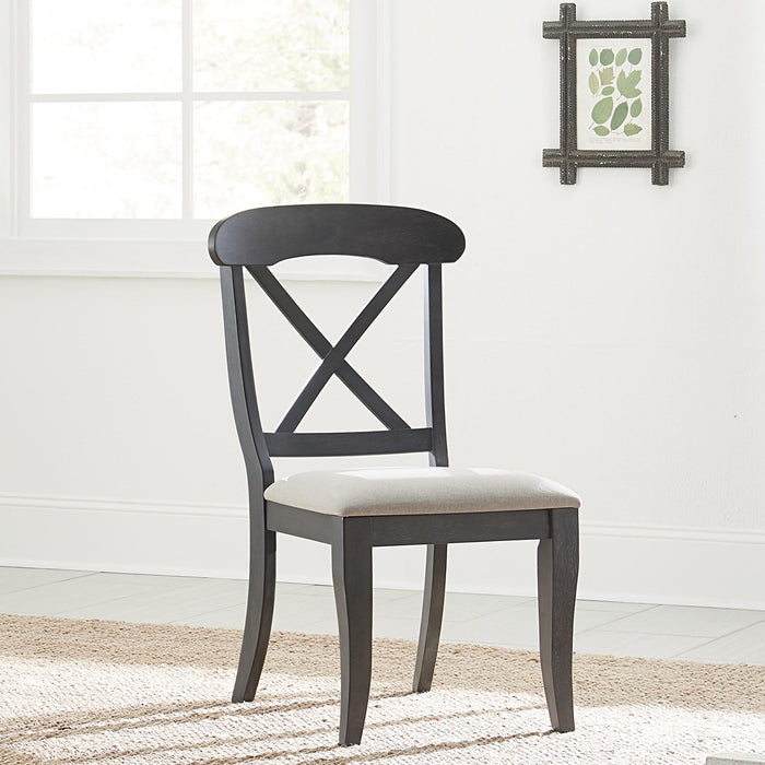 Ocean Isle Uph X Back Side Chair (RTA) - Furniture World