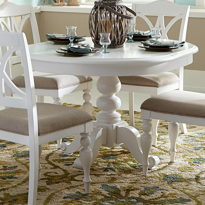 Summer House Round Pedestal Table Base - Furniture World
