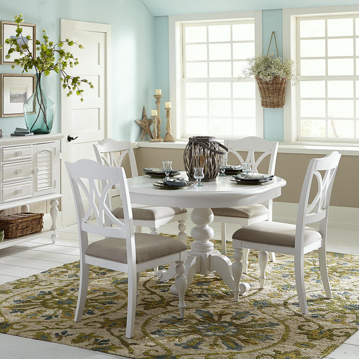 Summer House Round Pedestal Table Top - Furniture World