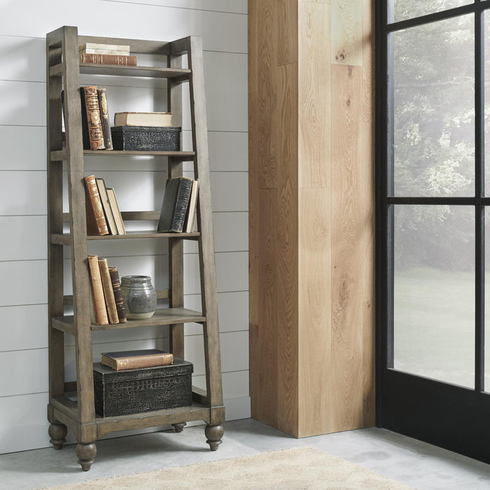 Americana Farmhouse Leaning Pier Bookcase - Furniture World