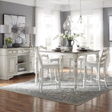 Magnolia Manor 5 Piece Gathering Table Set - Furniture World