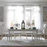 Magnolia Manor Opt 5 Piece Leg Table Set - Furniture World