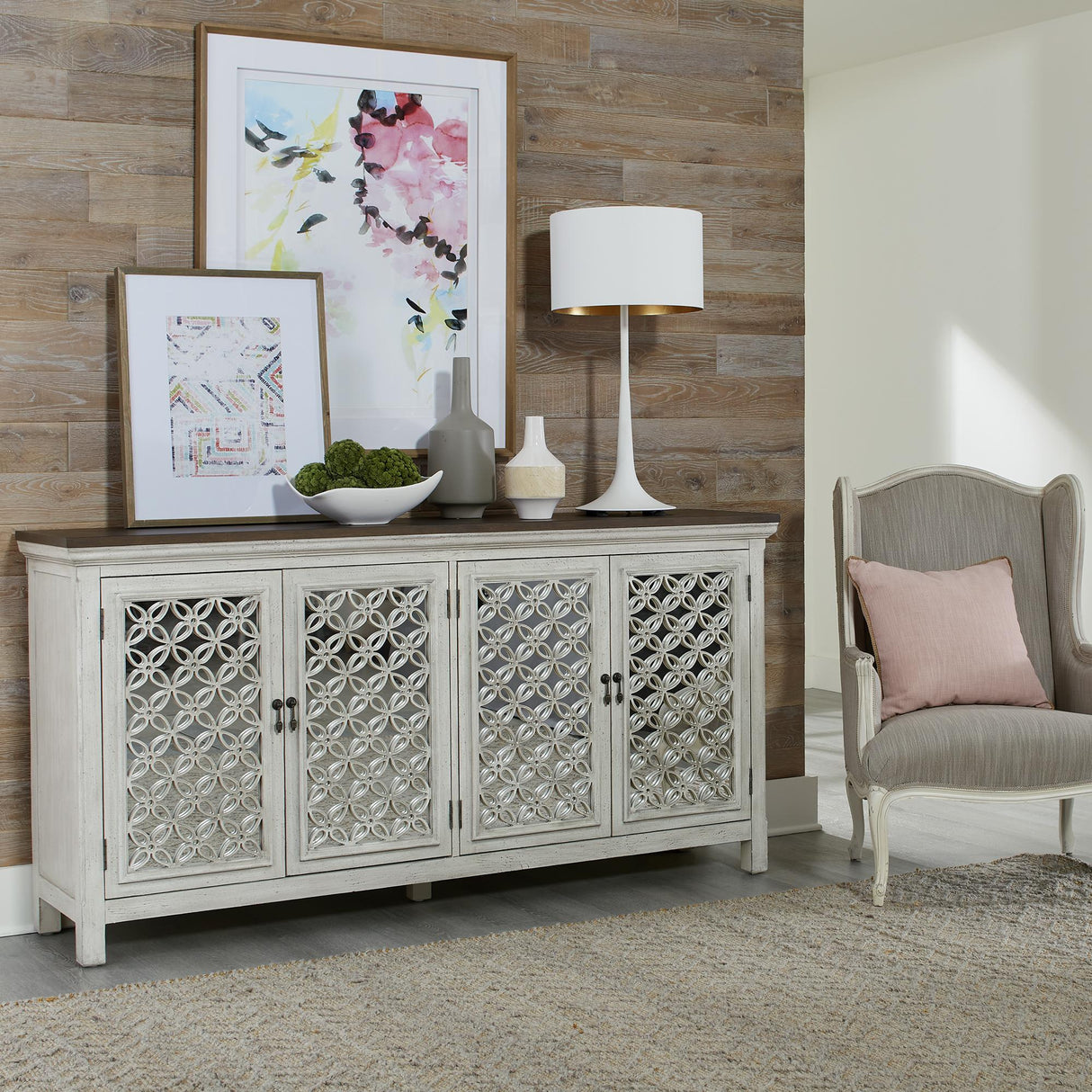 Westridge 4 Door Accent Cabinet - Furniture World