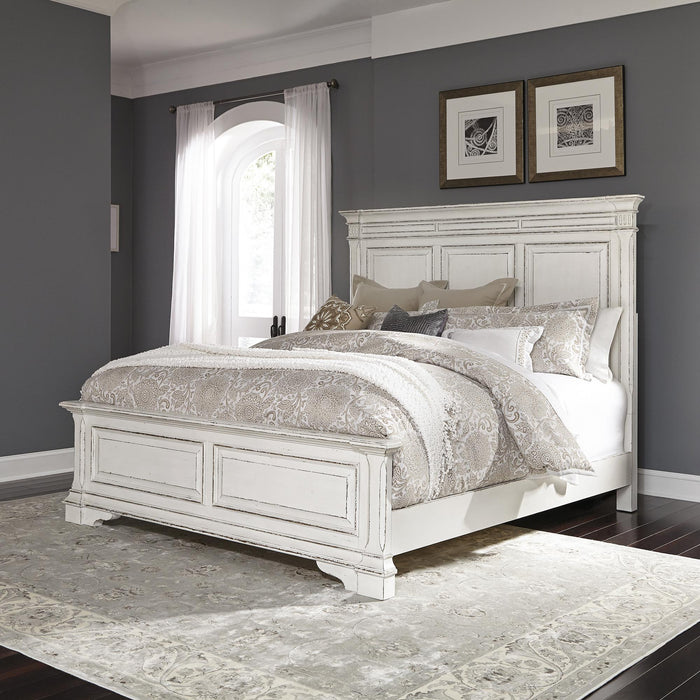 Abbey Park California King Panel Bed - Furniture World