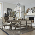 Americana Farmhouse 6 Piece Leg Table Set - Furniture World