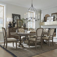 Americana Farmhouse Optional 7 Piece Trestle Table Set - Furniture World