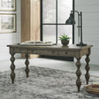 Americana Farmhouse 3 Piece Desk & Hutch Set - Furniture World