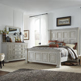 Big Valley King California Panel Bed, Dresser & Mirror - Furniture World