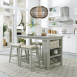 Brook Creek 5 Piece Counter Set - Furniture World