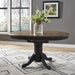 Carolina Crossing Pedestal Table Set- Black - Furniture World