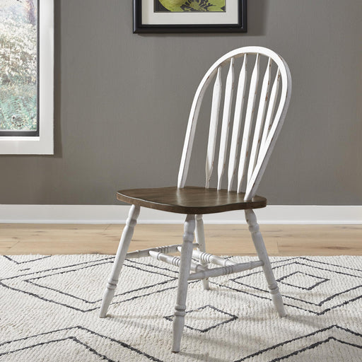 Carolina Crossing Windsor Side Chair- White - Furniture World