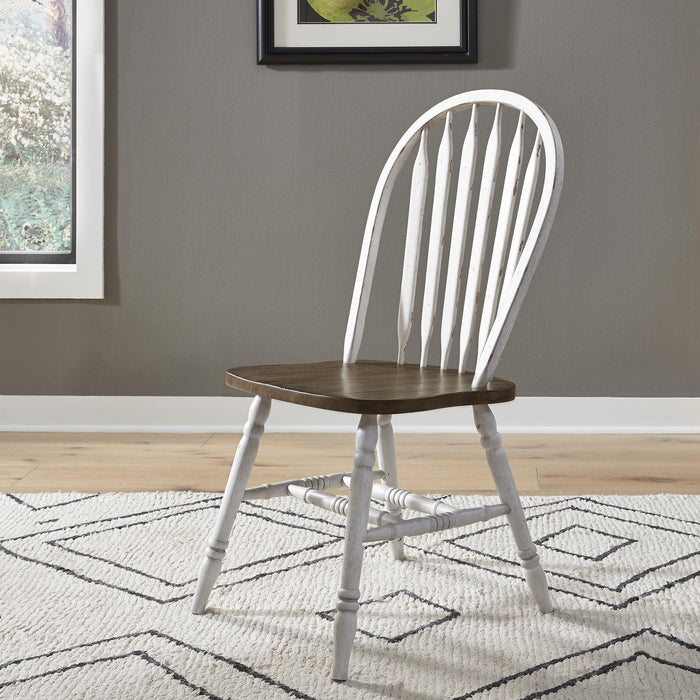 Carolina Crossing Windsor Side Chair- White - Furniture World