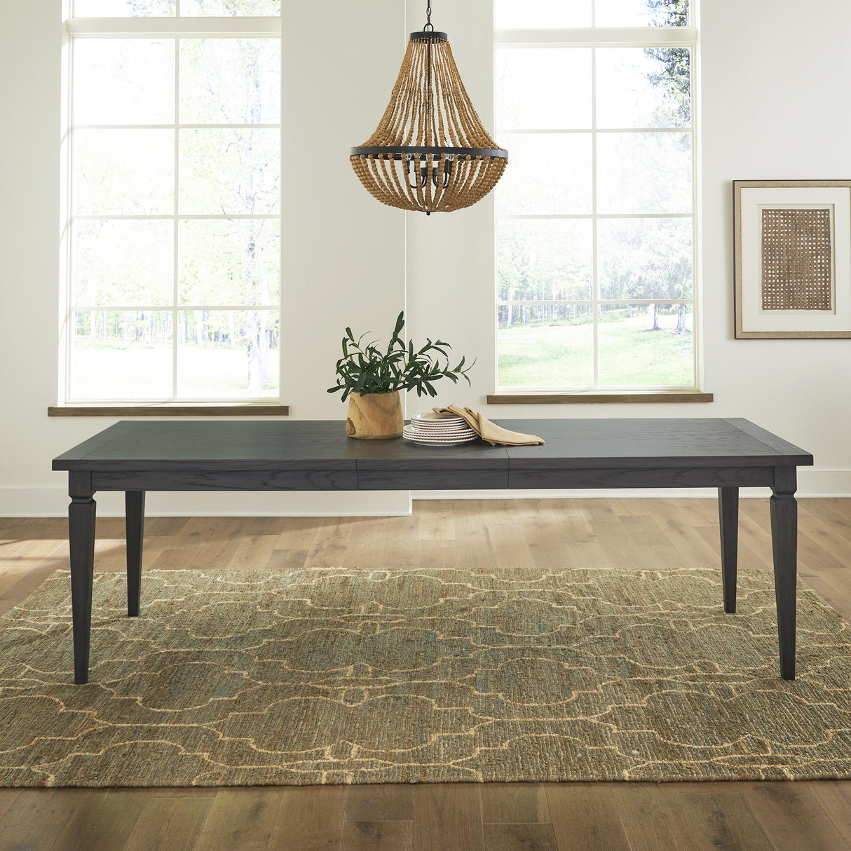 Caruso Heights Rectangular Leg Table - Furniture World