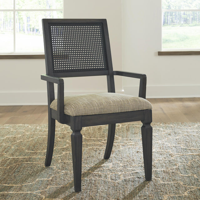 Caruso Heights Panel Back Arm Chair (RTA) - Furniture World
