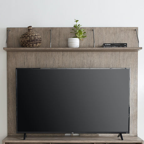 City Scape Entertainment Deck with Shelf - Furniture World