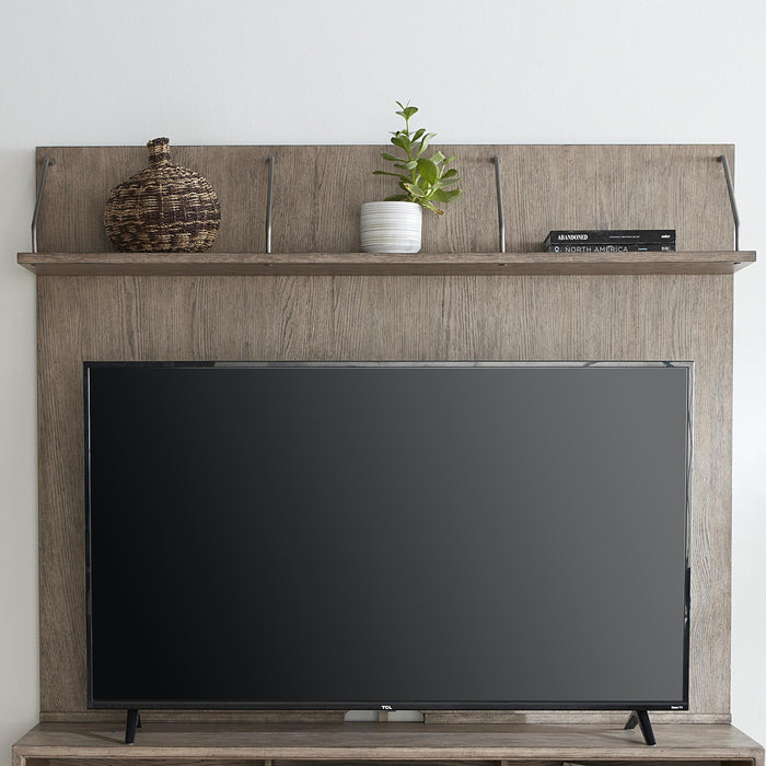 City Scape Entertainment Deck with Shelf - Furniture World