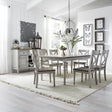 Cottage Lane 7 Piece Rectangular Table Set - Furniture World