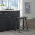 Creations 24 Inch Sawhorse Counter Stool - Slate - Furniture World