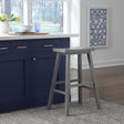 Creations 30 Inch Sawhorse Stool- Gray - Furniture World