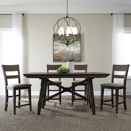 Double Bridge 5 Piece Gathering Table Set - Furniture World