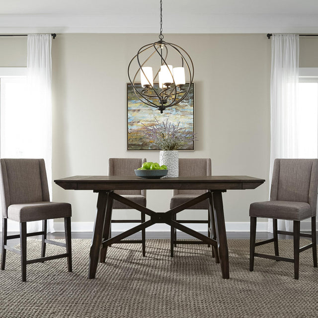Double Bridge Opt 5 Piece Gathering Table Set - Furniture World