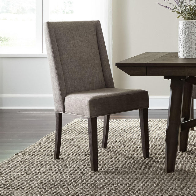 Double Bridge Upholstered Side Chair (RTA) - Furniture World