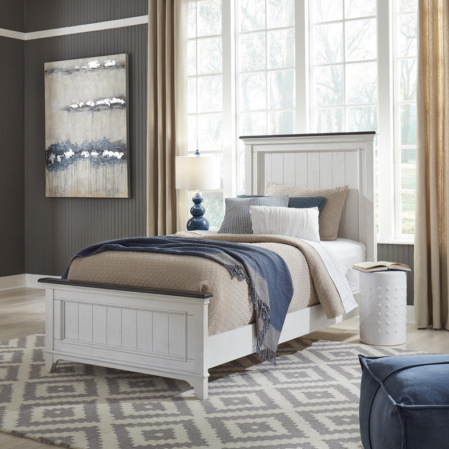 Allyson Park Twin Panel Bed - Furniture World