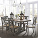 Lindsey Farm 7 Piece Trestle Table Set - Furniture World