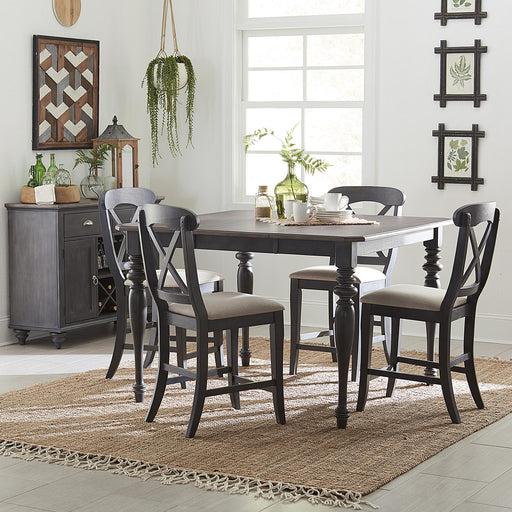 Ocean Isle 5 Piece Gathering Table Set - Furniture World