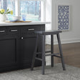 Creations 30 Inch Sawhorse Stool- Slate - Furniture World