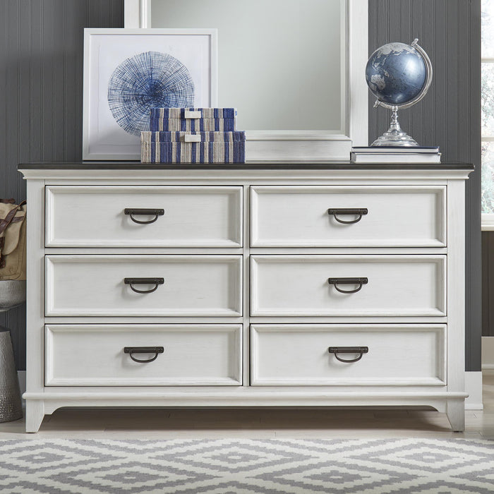 Allyson Park 6 Drawer Dresser - Furniture World