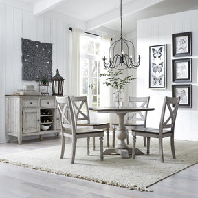 Cottage Lane 5 Piece Drop Leaf Set - Furniture World