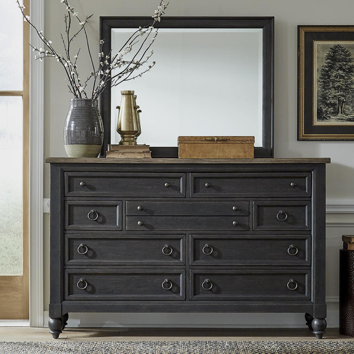 Americana Farmhouse Opt Dresser & Mirror - Furniture World