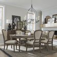 Americana Farmhouse Optional 7 Piece Leg Table Set - Furniture World