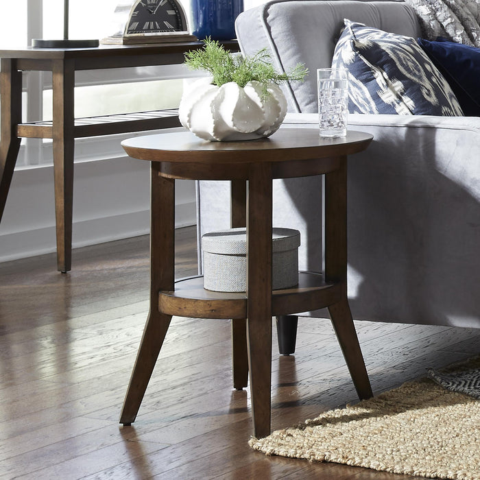 Ventura Blvd Round End Table - Furniture World