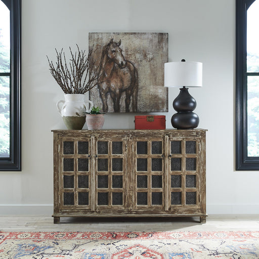 Danbury Mills 4 Door Accent Cabinet - Furniture World