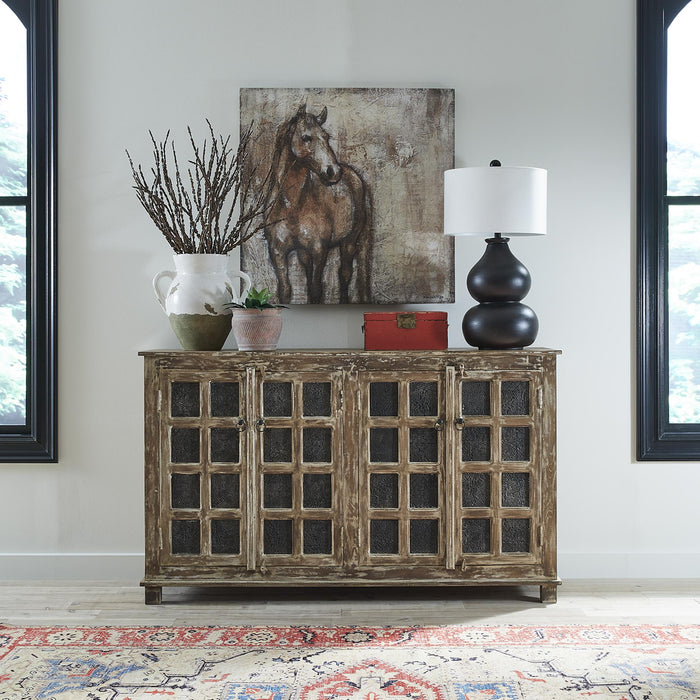 Danbury Mills 4 Door Accent Cabinet - Furniture World