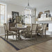 Americana Farmhouse 7 Piece Trestle Table Set - Furniture World