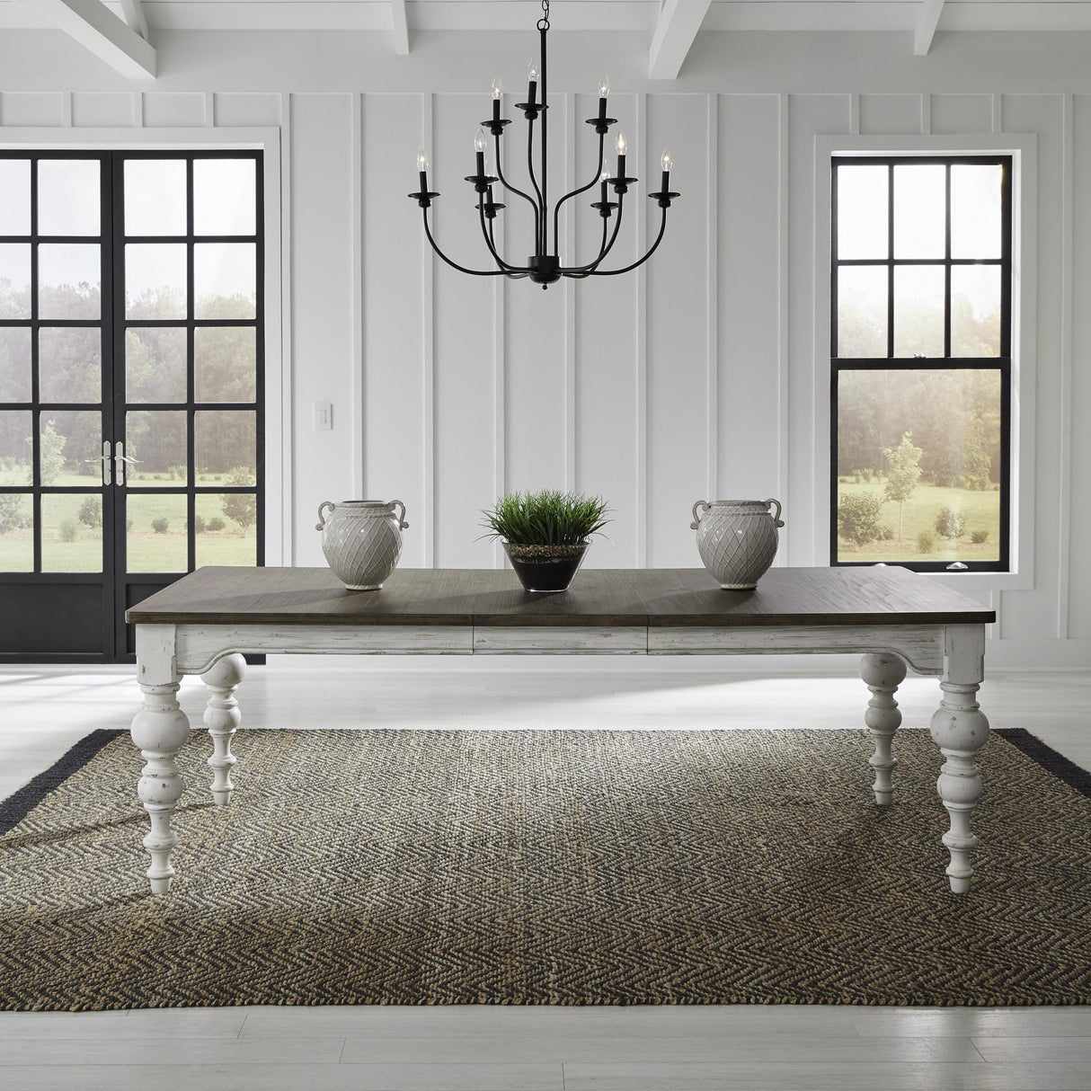 River Place Rectangular Leg Table - Furniture World