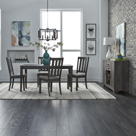Tanners Creek 5 Piece Leg Table Set - Furniture World
