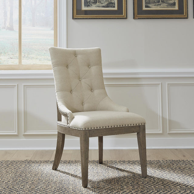 Americana Farmhouse Uph Shelter Side Chair (RTA) - Furniture World